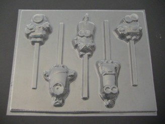 522sp Loveable You II Chocolate or Hard Candy Lollipop Mold